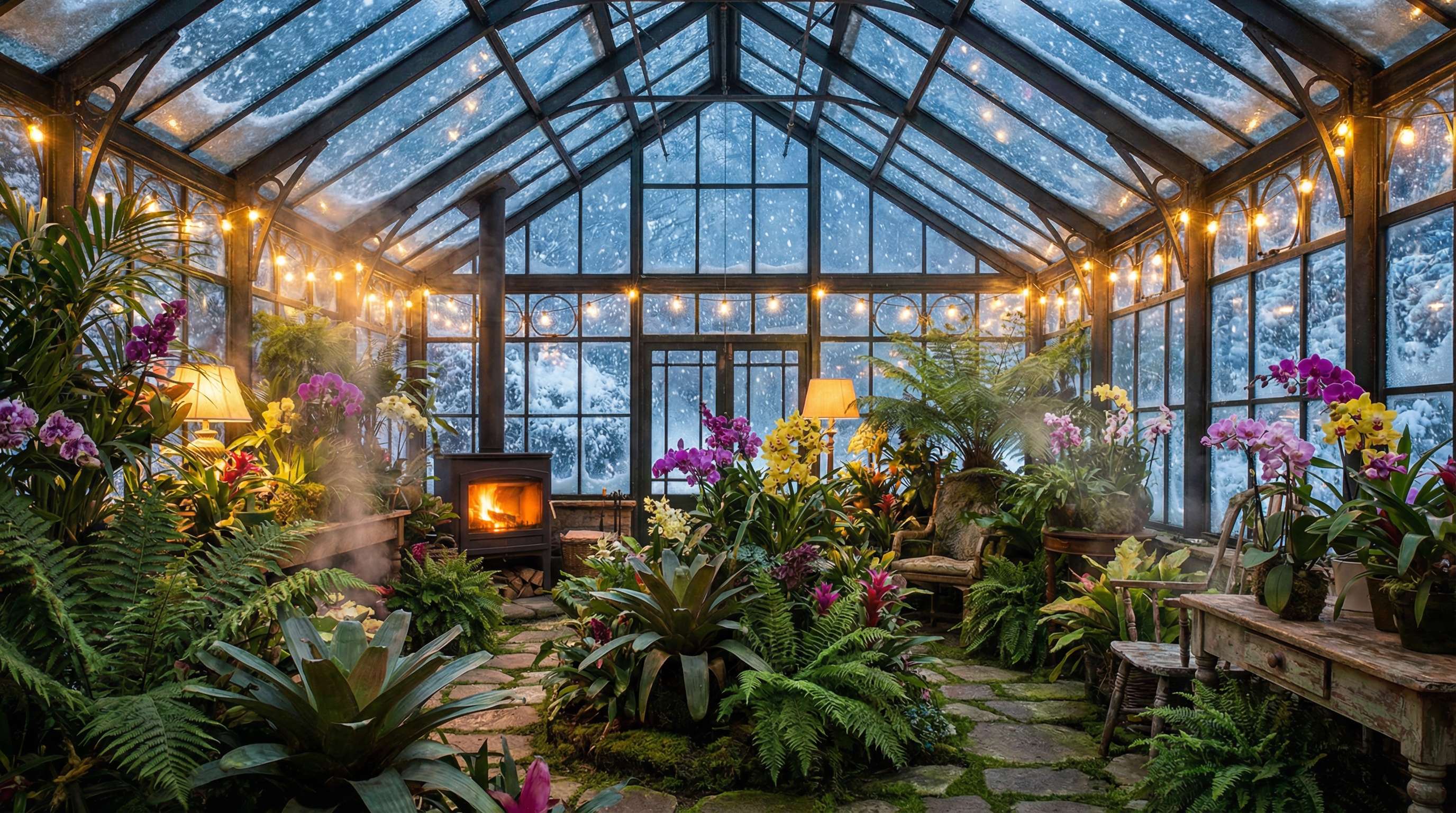 小蓝视频冬季温室植物养护视频教程