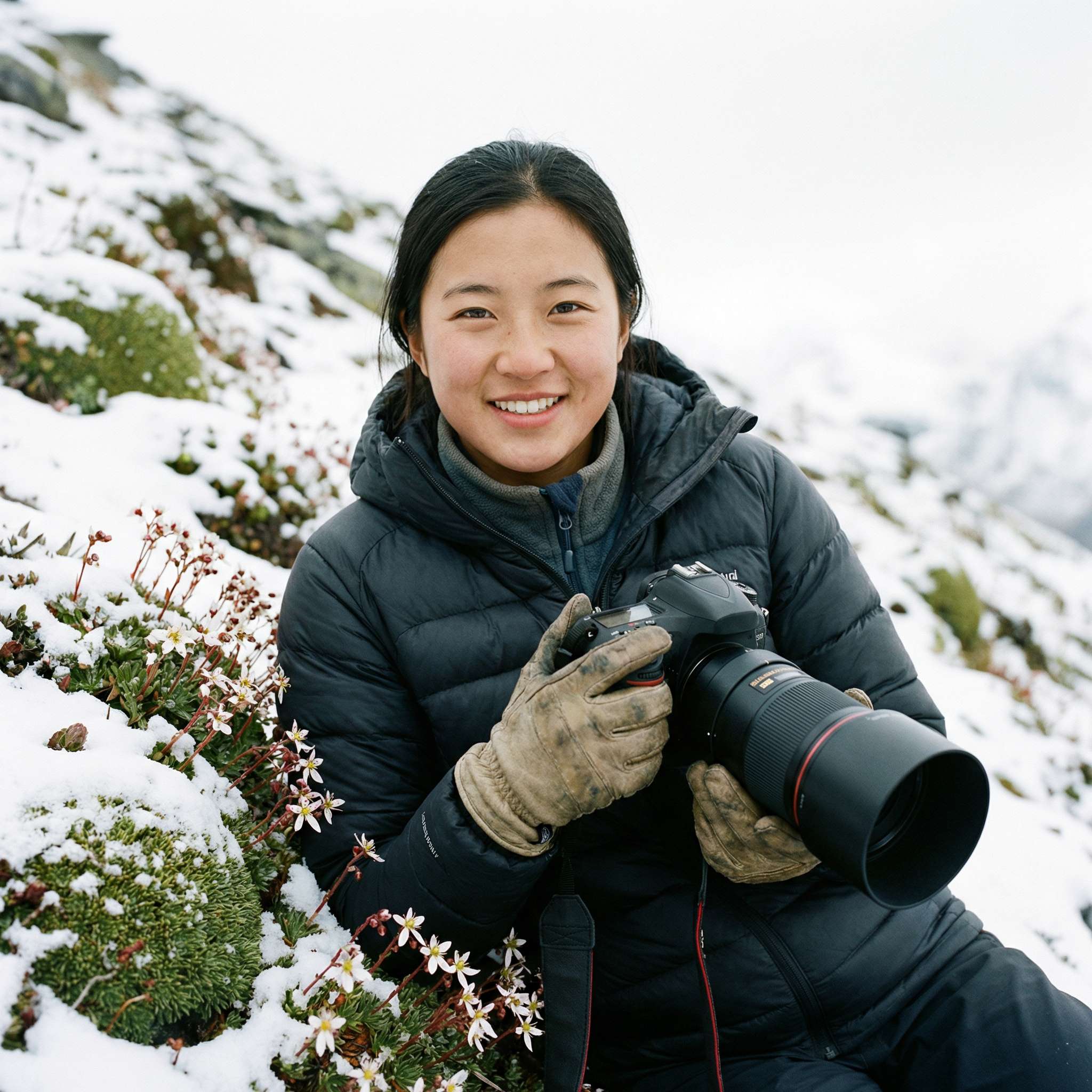 小蓝视频首席植物摄影师林雪薇